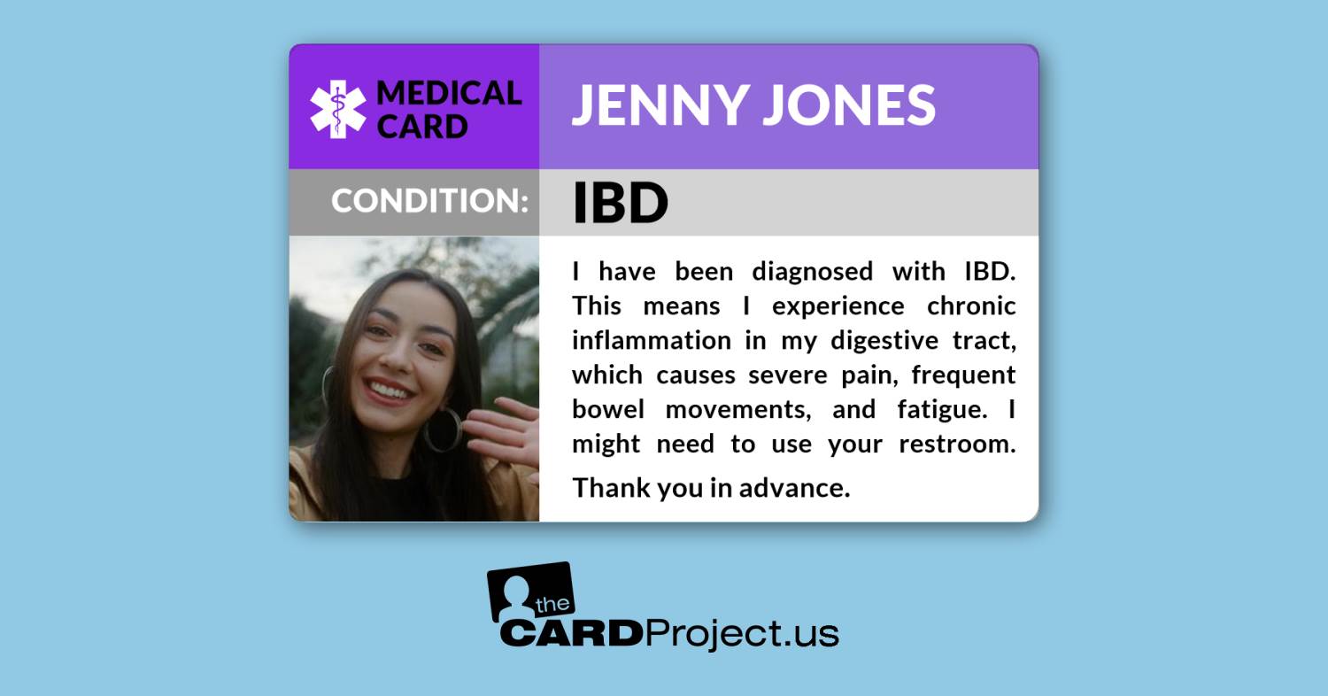 IBD Photo Medical ID Card (FRONT)